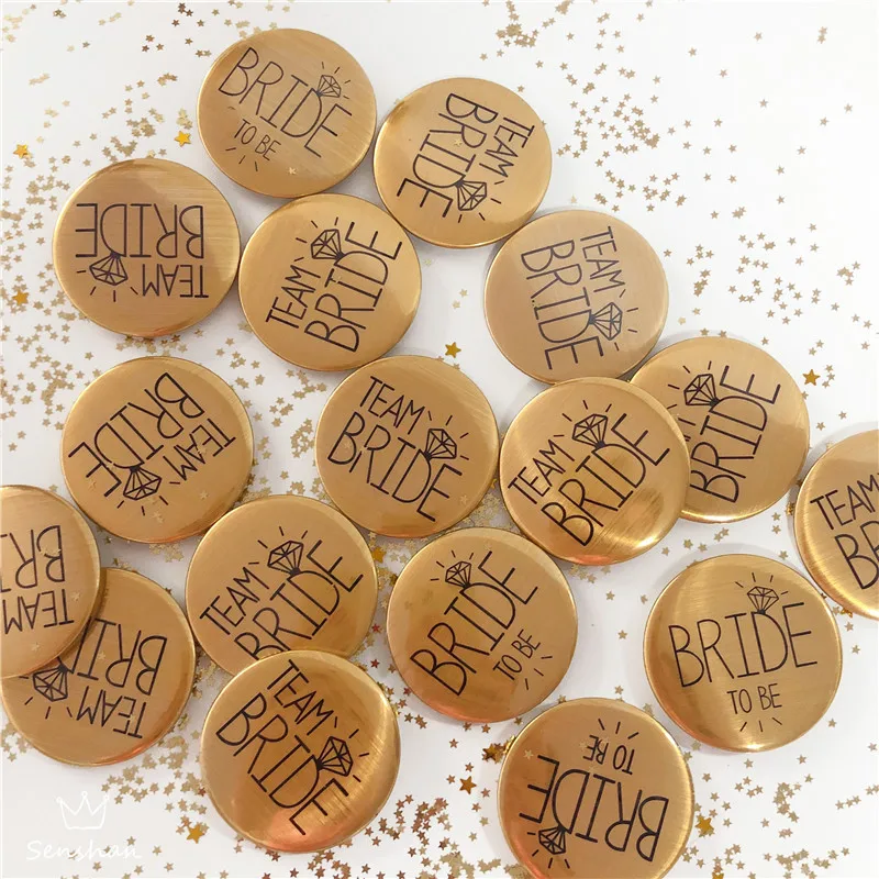 1 قطعة شارة حفل زفاف فريق العروس العروس لتكون التصحيح شارات الزفاف العازبة لوازم تزيين حفلات الزفاف