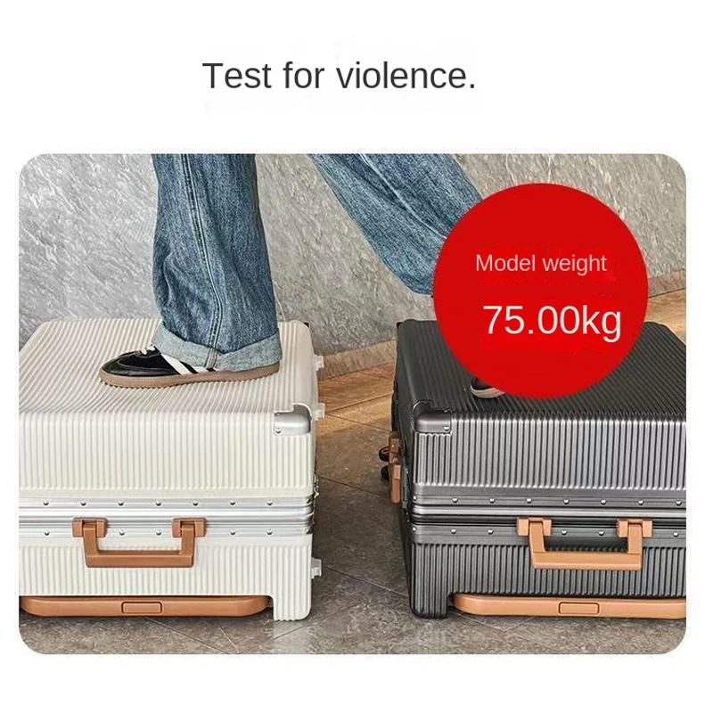New Wide Trolley Case Luggage - огляд і ціна Aluminum Frame Carry On Luggage