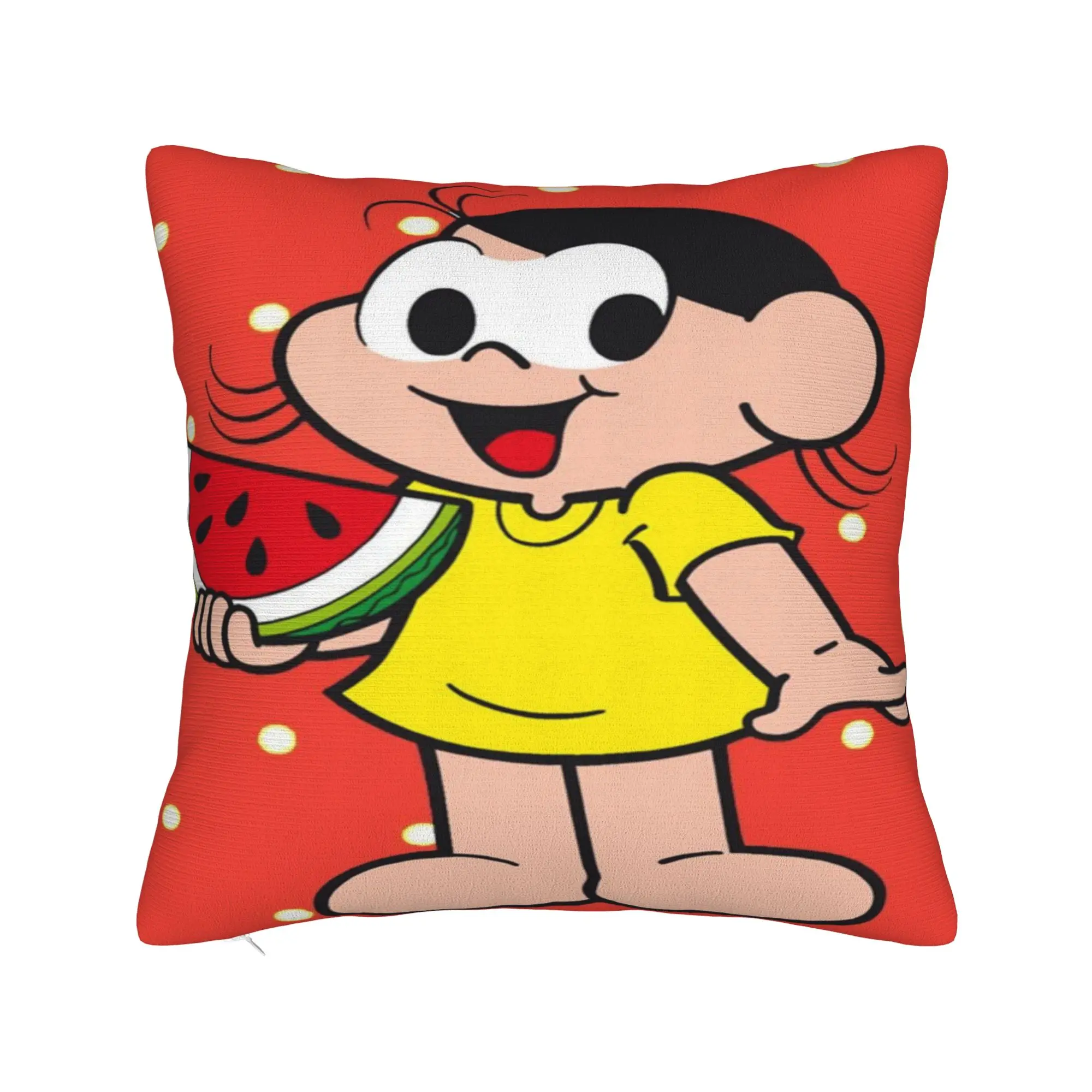 Capa de almofada anime magali festa, capa de almofada retrô moderna para sofá, decoração de casa, capas de almofada com estampa, presente de aniversário
