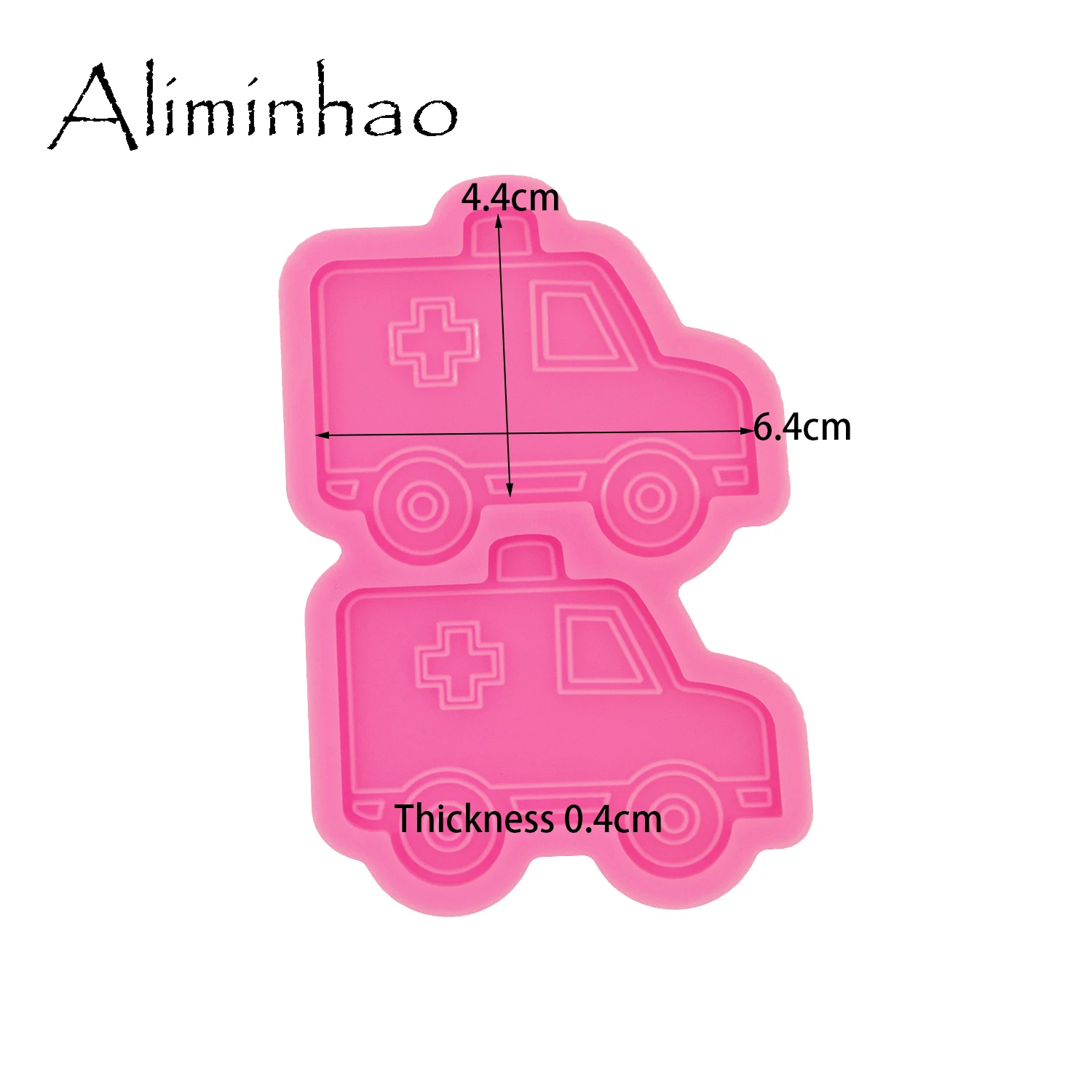DY1662 Blood Drop Saline Bags Pill Bottle Ambulancia Resin Phone Grip Mold Crafts with Epoxy for Badge Reel