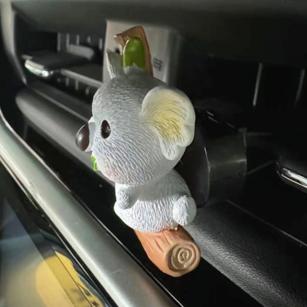 Koala Bear Car Air Outlet Perfume Clip Cute Mini Bear Aromatherapy Creative Car Interior Decoration Air Freshener Accessories