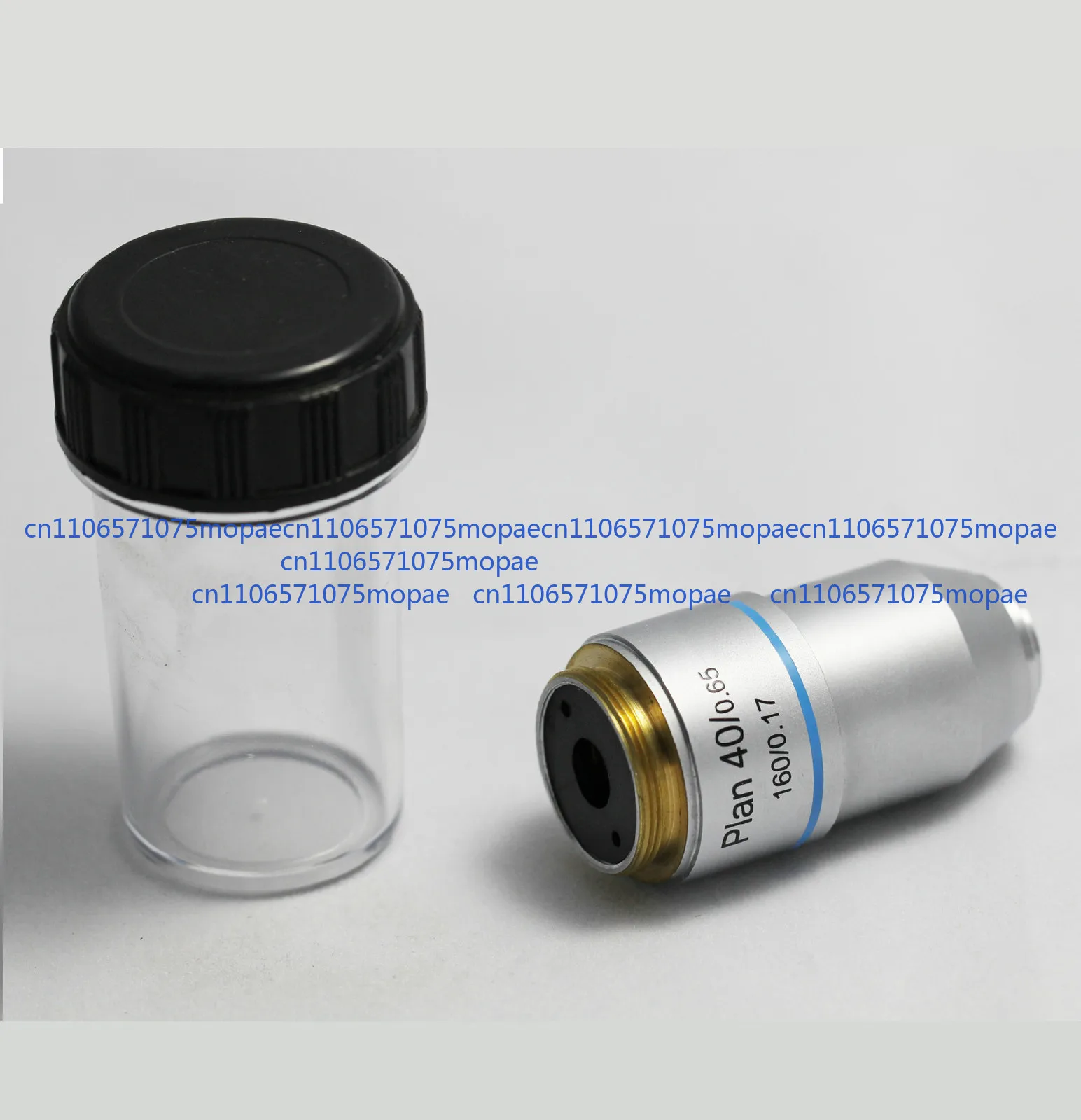 Biological Microscope Objective 40X Plan Achromatic W/ Spring 195 Lens