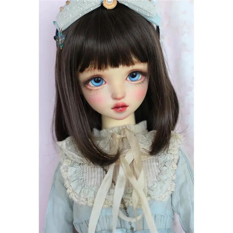 

Кукла BJD DD MSD, парик 1/3 1/4 1/6, высокотемпературный парик из натурального шелка, короткие волосы до плеч, аксессуары для кукол