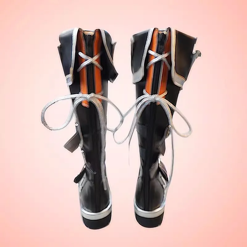 Diluc-zapatos de Cosplay rojos de Dead of Night, botas hechas a medida para carnaval de Halloween