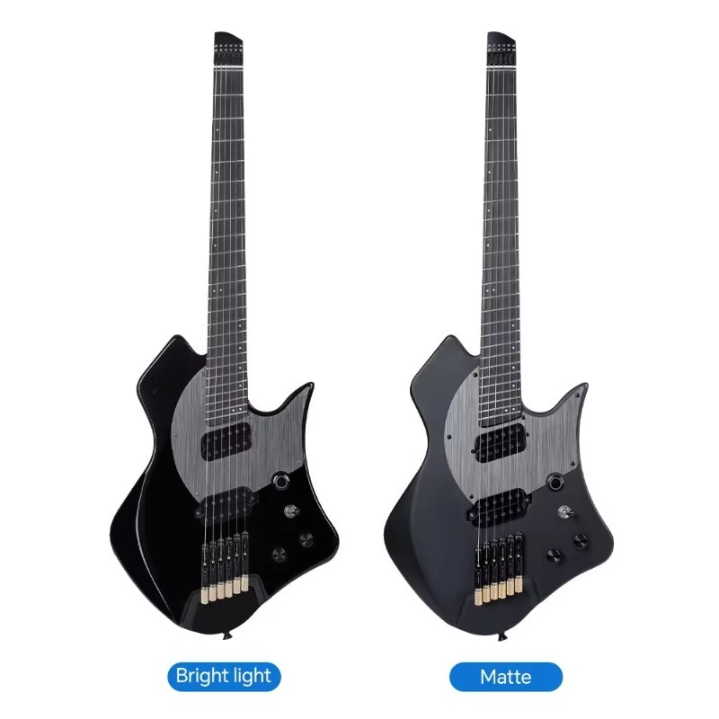 New Style Okoume Body 5 Pieces Okoume & Maple Neck Indian Rosewood Fingerboard Headless Electric Guitar