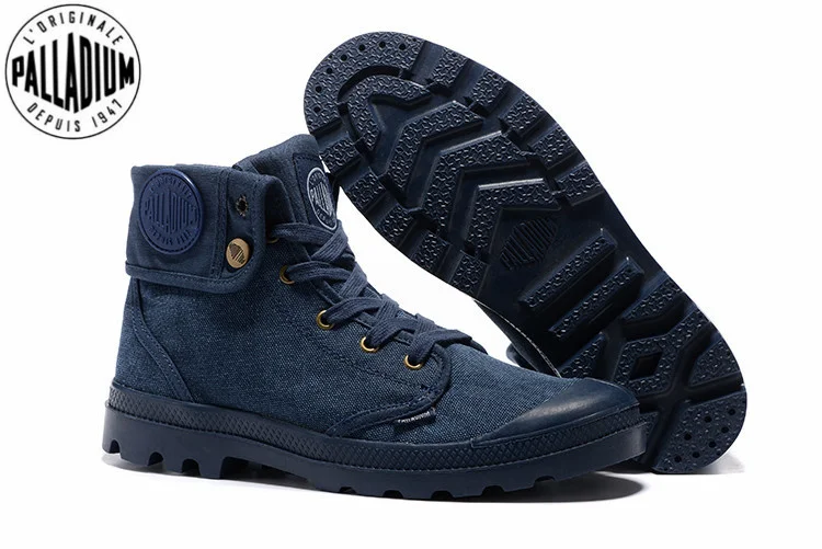 PALLADIUM Pallabrouse Blue jeans Sneakers Turn help Men Leisure Ankle Boots Canvas Casual Shoes Men Casual Shoes Eur Size 39-45