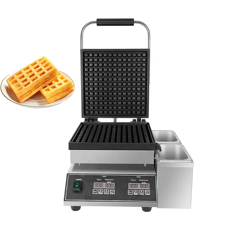 Commercial Square Bubble Waffle Maker 110V/220V Snack Belgian Waffle Machine Non-stick Pancake Machine Electric