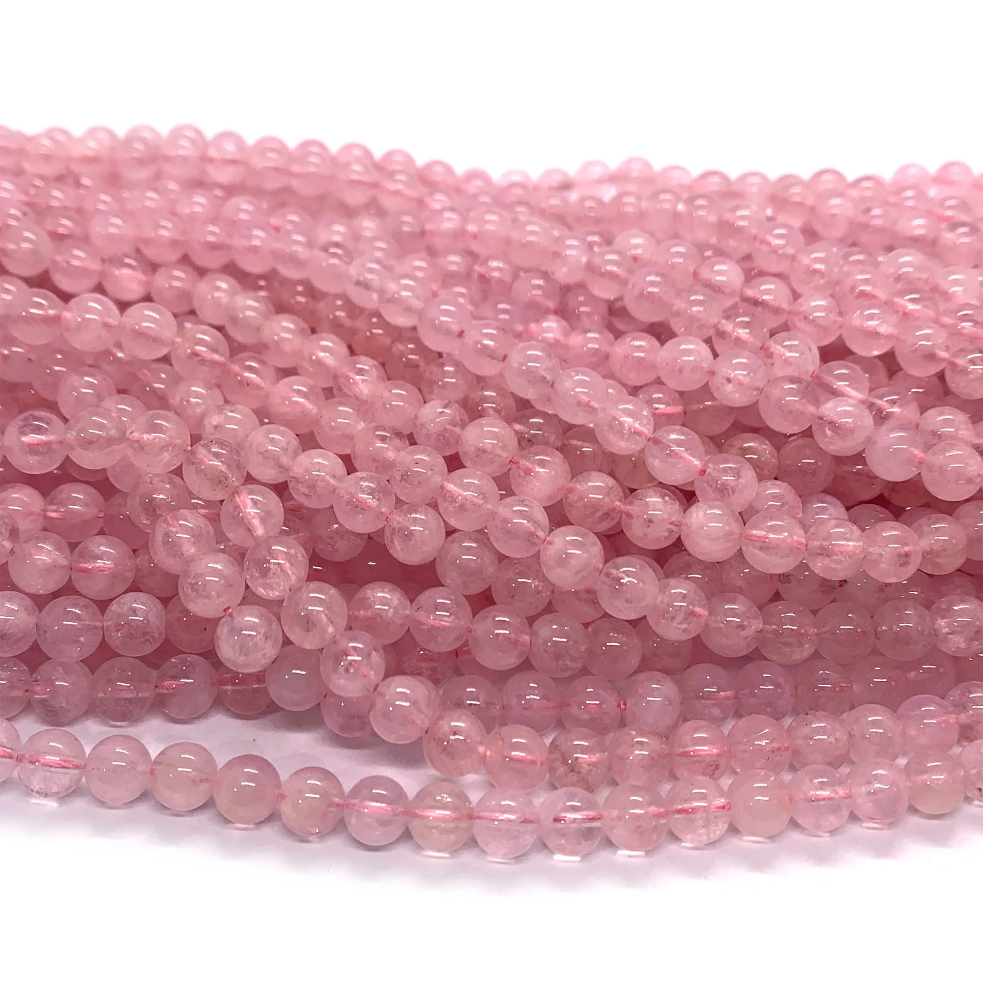 

Натуральные розовые бусины из берилла и морганита Veemake, круглые, для изготовления ювелирных изделий, 08599