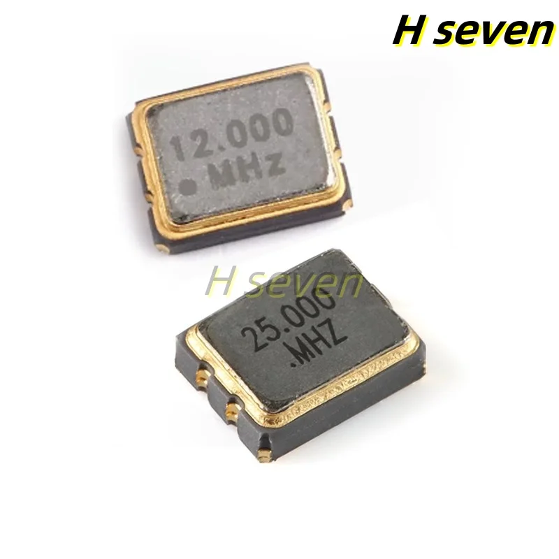 10pcs 3225 SMD Active Crystal Oscillator 10MHz/12MHz/25MHz/48MHz/50MHz 4pin Resonator