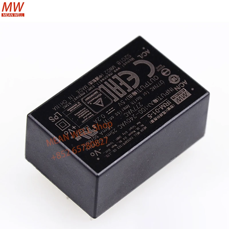 Original MEAN WELL 1W Single Output Encapsulated Type Power Switch IRM-01-3.3 IRM-01-5 IRM-01-12 IRM-01-15 IRM-01-24