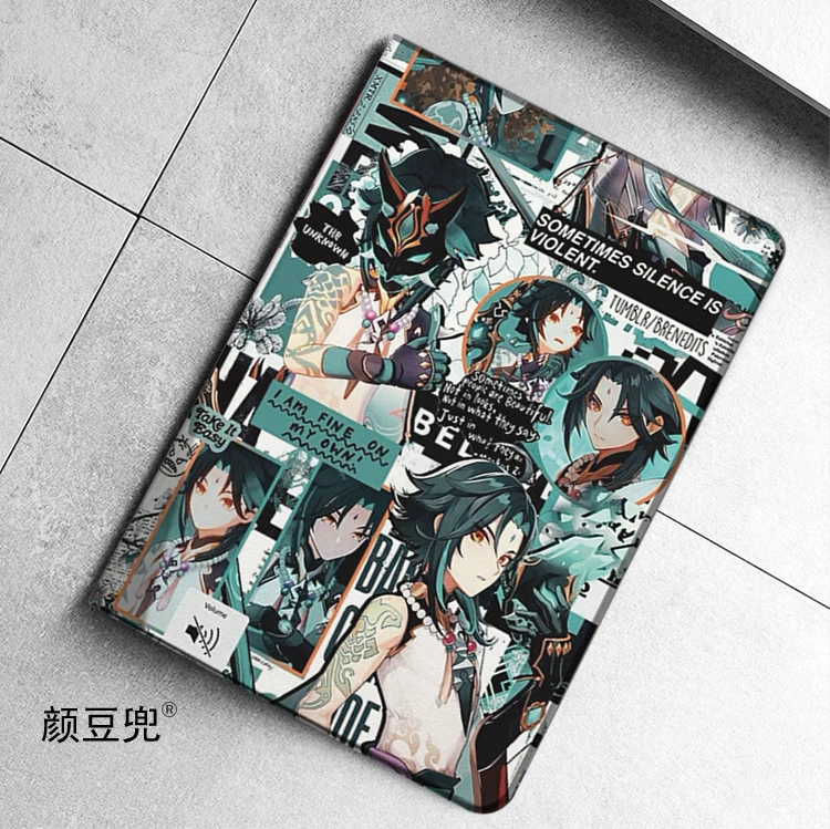 

Genshin Impact Xiao Anime Case For iPad Air4 5 10.9 Mini 5 6 for 2022 12.9 Case Pro11 Luxury Silicone For iPad Air 4 5 10.9inch