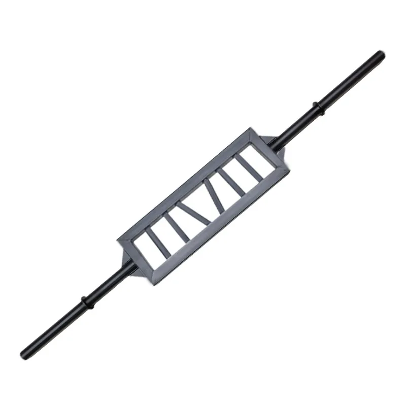 

17kg Black Steel Trap Bar, Gymnastic Weightlifting Barbell Rod