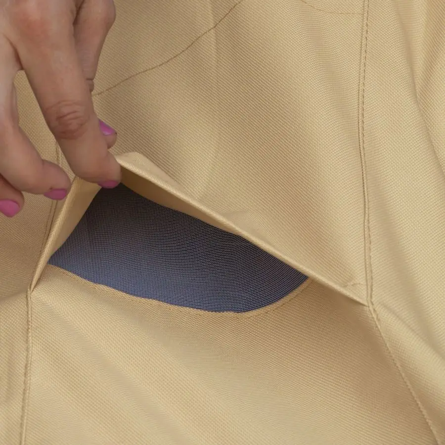 

Чехол для садовой мебели: водонепроницаемый, 46 дюймов, для изогнутого секционного дивана, для веранды