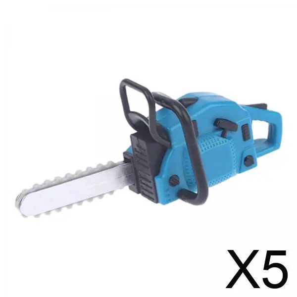 

Dollhouse Miniature Chain Saw PVC Building Tool Accessory for 1 12 1 6 Scale Furniture and Holiday Gift