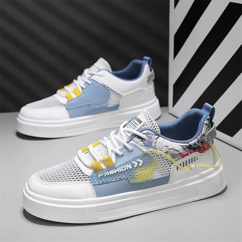 Sepatu Pria Sepatu Kets Kasual Bersirkulasi Platform Fashion Olahraga Lari Sepatu Desainer Mewah Musim Panas Tenis Hiking Luar Ruangan