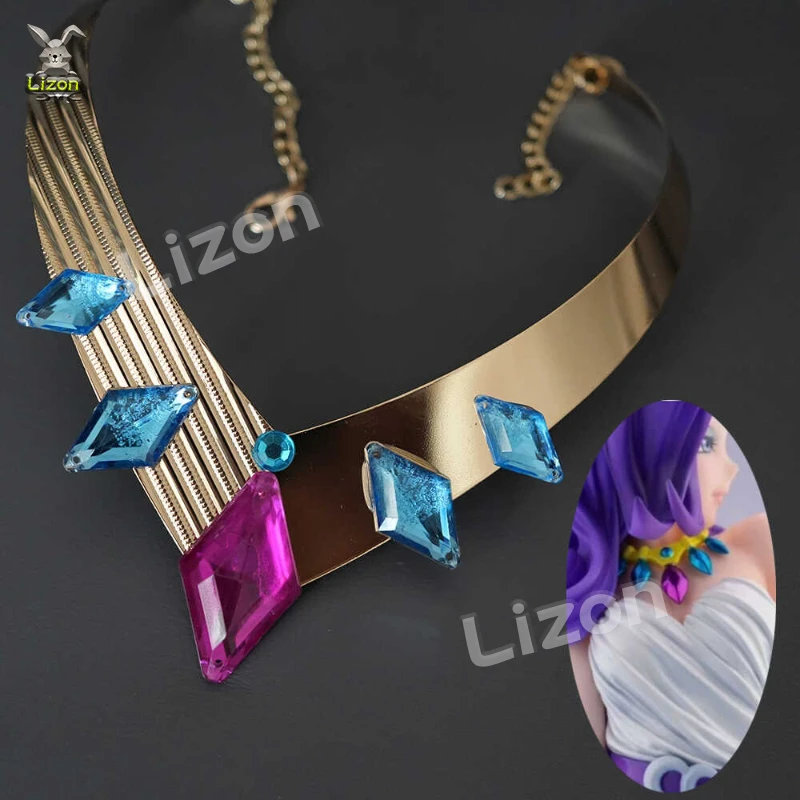 My Little Pony Cosplay Hairpin Anime Cartoon Rarity Kawaii Human Cosplay Hairpin  Necklace  Jewelry Barrette Hair Clip Gift