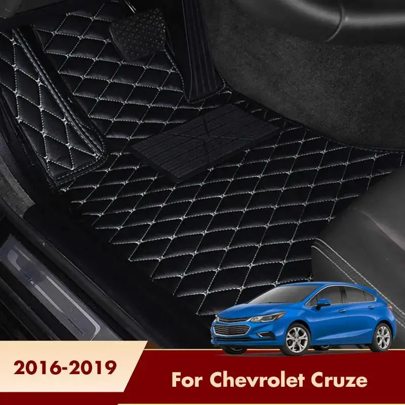 

Car Floor Mat Trunk Mat For Chevrolet Cruze MK2 2016 2017 2018 2019 2020 2021 2021 Leather Carpet Auto Interior Accessories