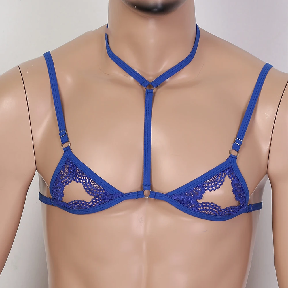 

Underwear Mens Satin Bra Transsexuals Missing Bra Sexy Pullover TemptationTop Adjustable Sling Comfortable Sissy Summer