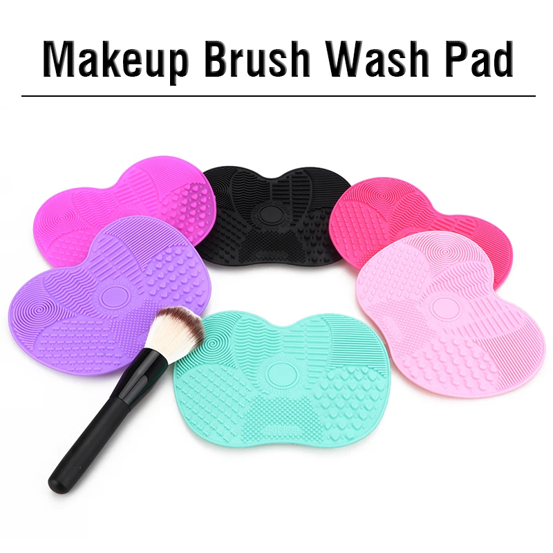 

Silicone brush cleaner Cosmetic Make Up Washing Brush Cleaning Pad Board