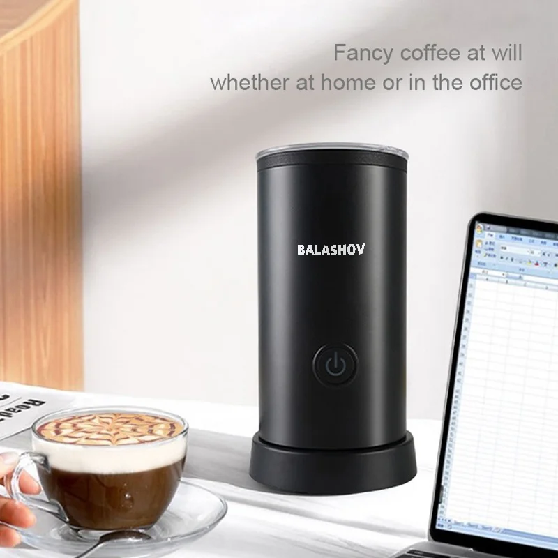Аппарат для вспенивания молока с холодным и горячим охлаждением, высококачественный Миксер для шоколада для капучино, кофе, латте, бытовой электрический вспениватель молока, пенообразователь