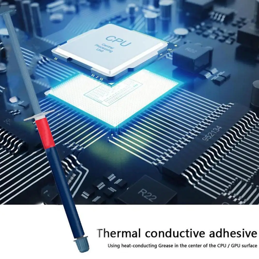 Pasta térmica para processador mx4, para resfriamento de cpu, composto com graxa de vga
