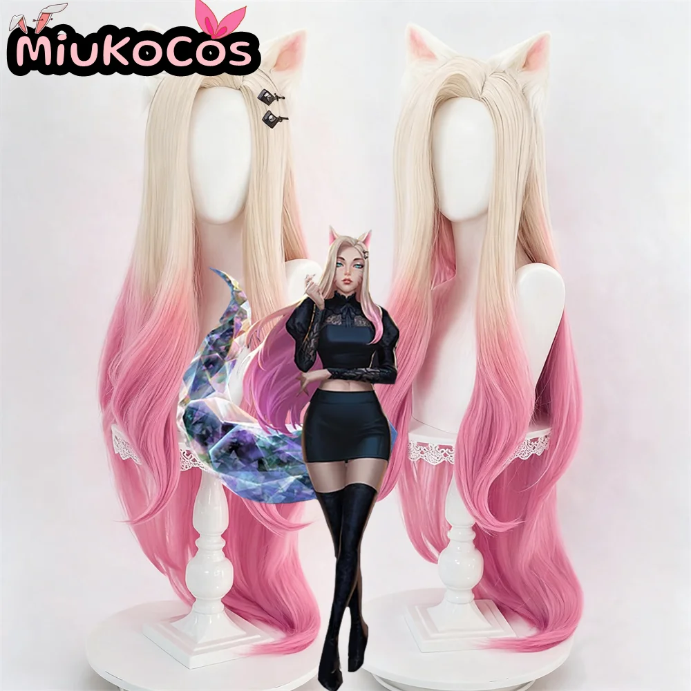

IN STOCK Ahri - K/DA Cosplay Wig MiukoCosplay Game League of Legends Cosplay