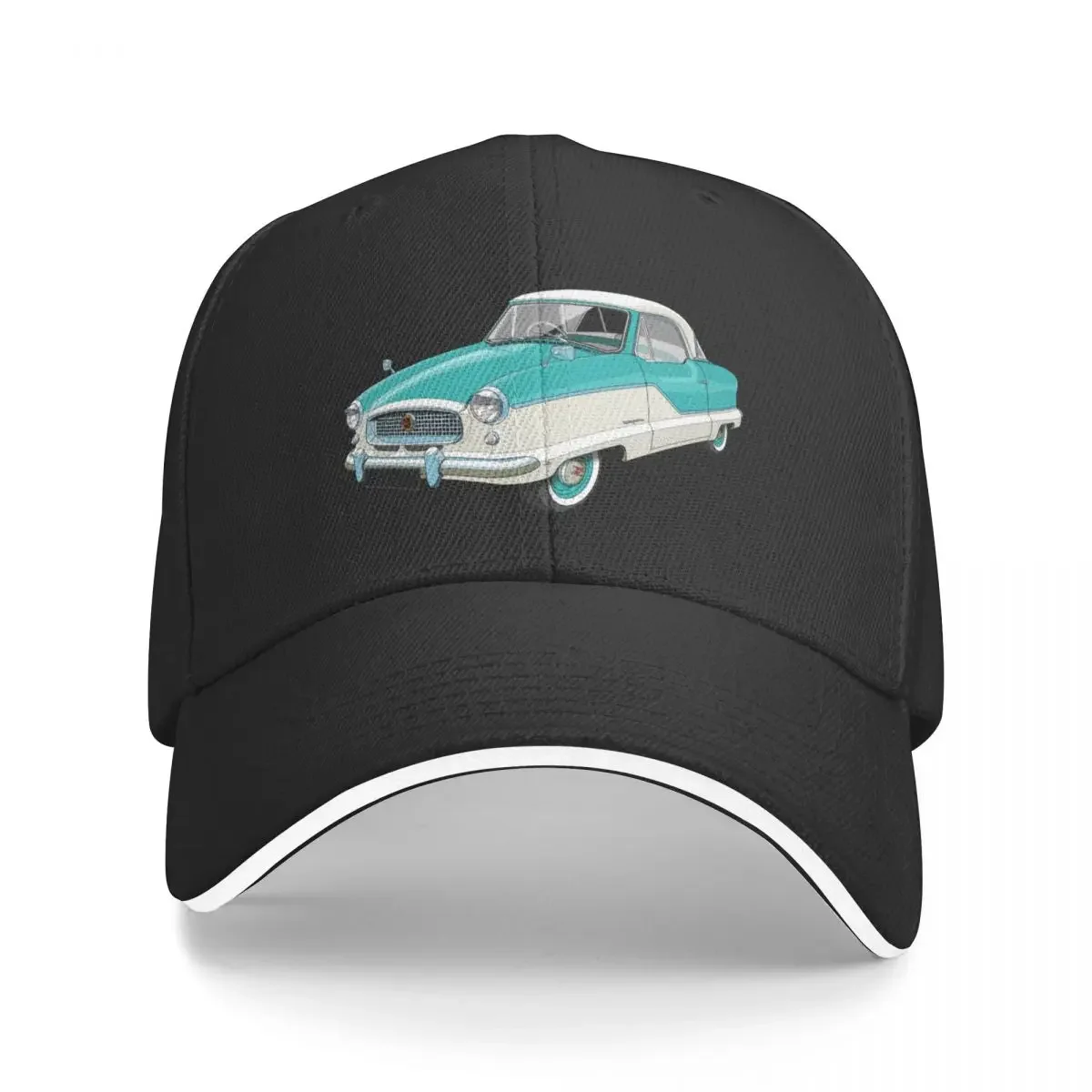 Austin Metropolitan in two tone turquoise and white Baseball Cap tea Hat dad hat Golf Cap Cosplay Woman Men's