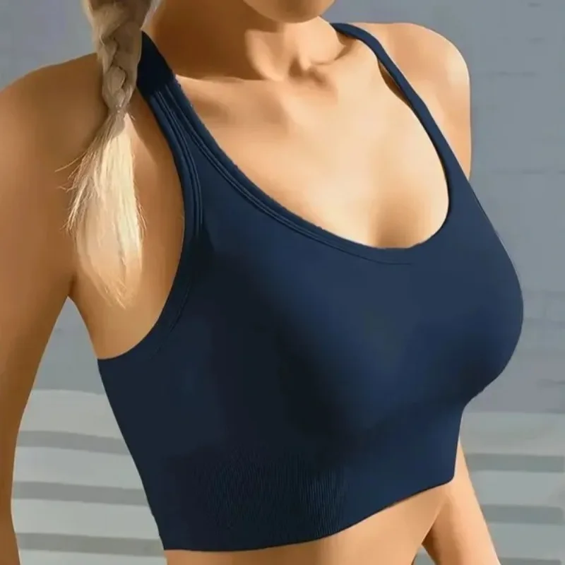 Seamless Breathable Push up Yoga Tank Bra Comfortable Sports Bra for Yoga Fitness Exercise