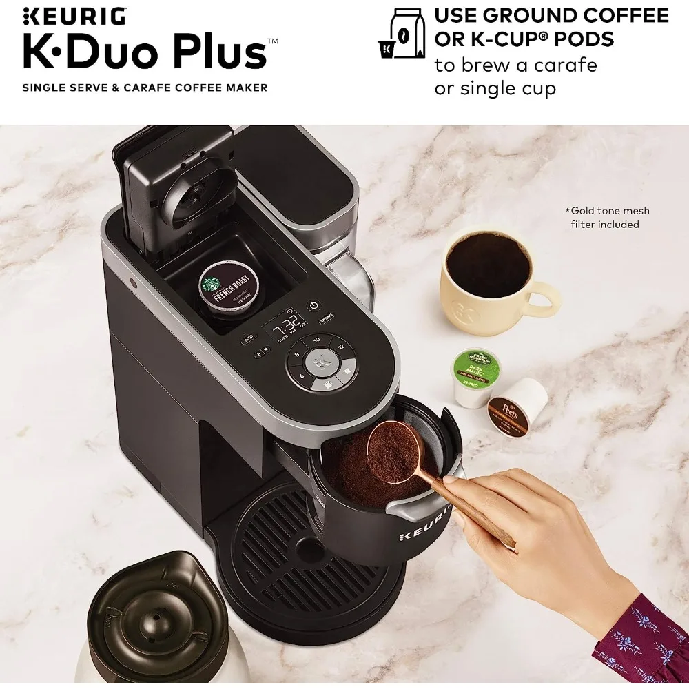 

Новинка 2023, Keurig®K-Duo Plus™Кофеварка с одним приводом