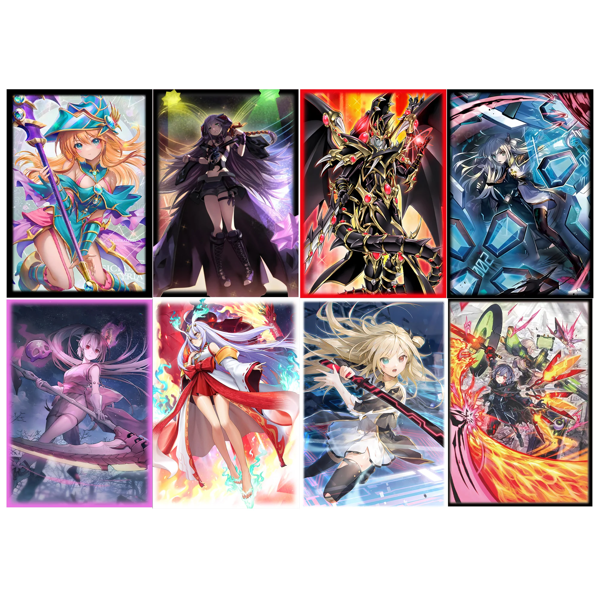 

50 шт./компл. 63X90 мм своими руками Yu-Gi-Oh! Red-Eyes Dark Dragoon рукава для карт Защитный чехол для карт Sky Striker Ace Аниме карты Подарочные игрушки