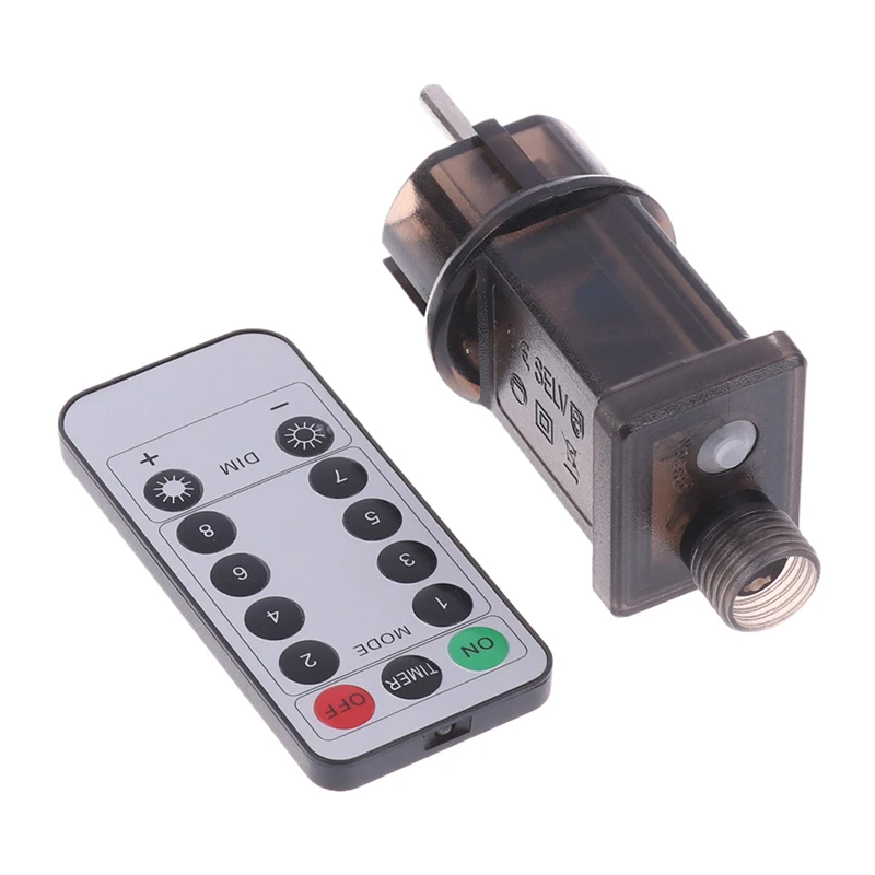 EU Plug AC 220V To 31VDC 6W 8 Functional With Remote Control SELV LED Lamp Driver Switch Adapter IP44 Waterproof Laser Lighting