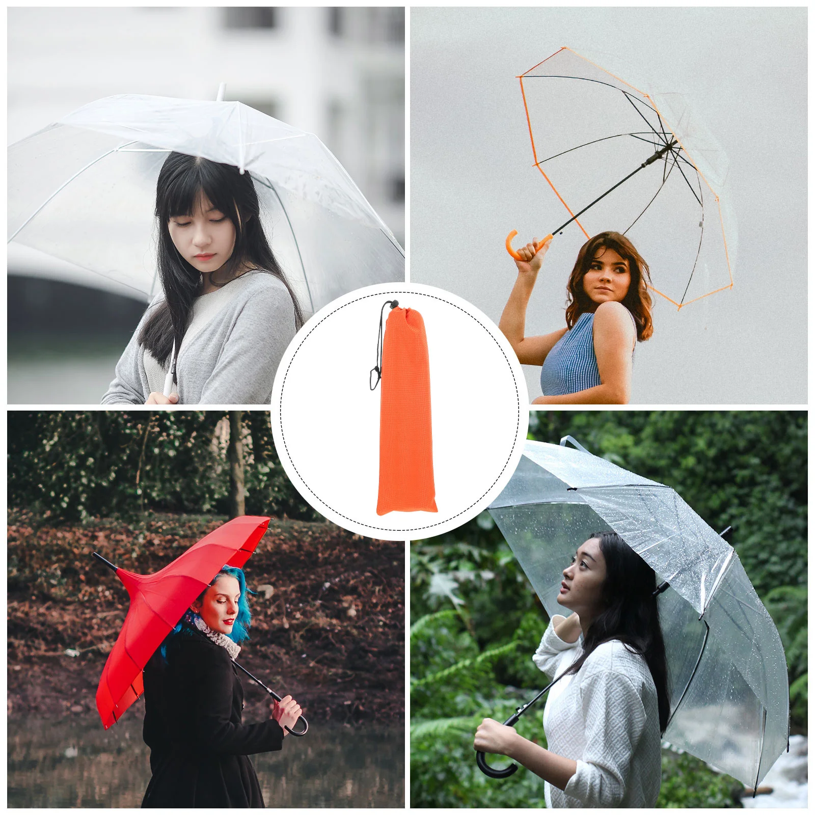 

Waterproof Oxford Cloth Umbrella Storage Bag Long Drawstring Portable Travel Organizer Outdoor Camping Accessories Lightweight