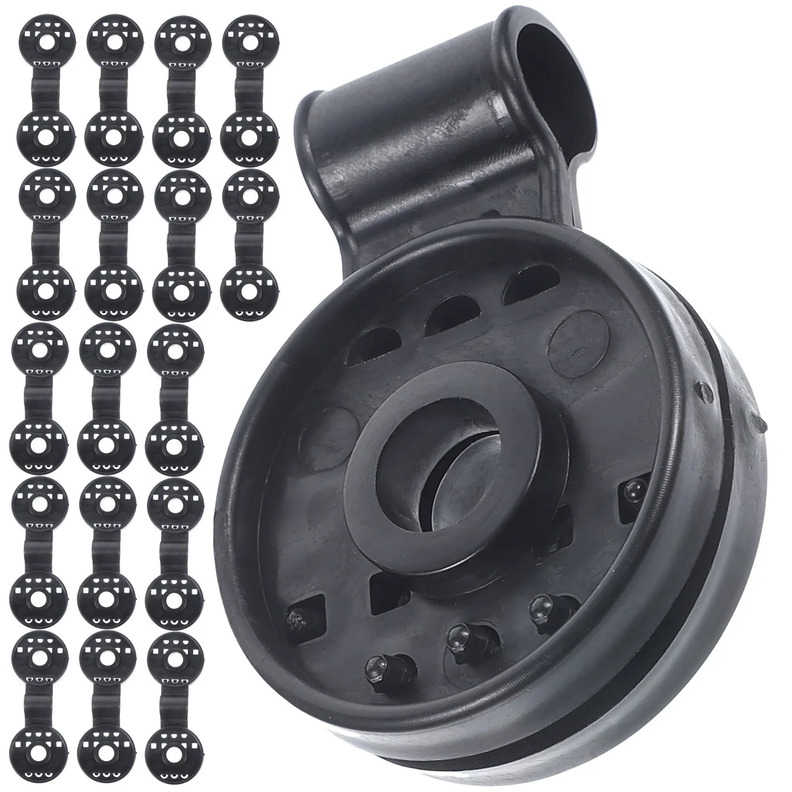 100 pçs clipes de pano de sombra confiável design à prova de vento para rede de jardim acampamento caminhadas sombra pano clipes apertos de bloqueio para lonas