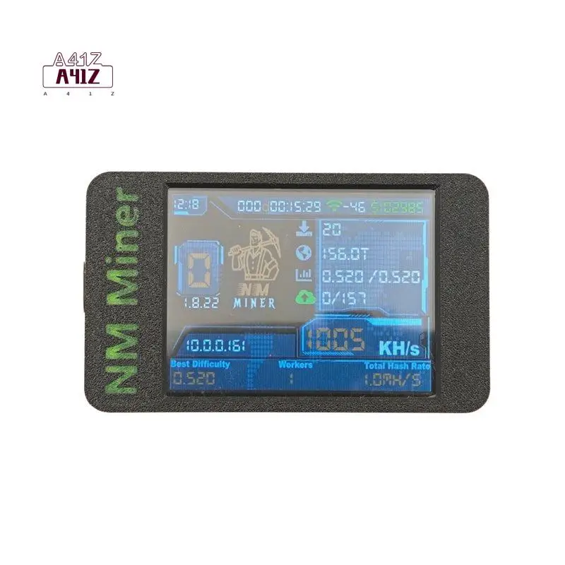 A41Z-1000KH/S Nerdminer PRO Nmminer Solo Miner Bitcoin BTC Crypto Solo Lottery Miner 2.8 Inch Color Display Miner