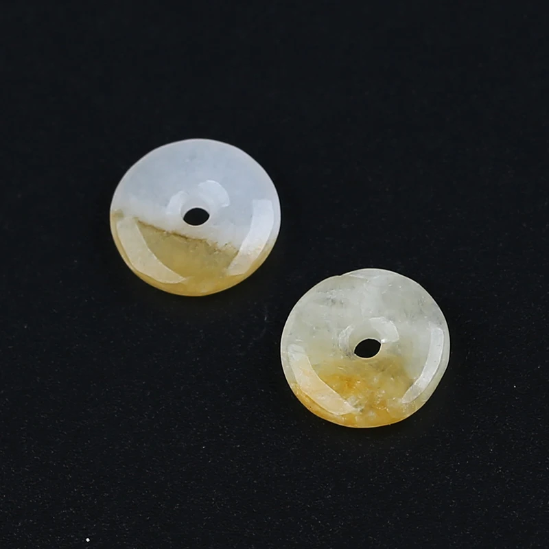 Natural Jadeite Bead Earring Accessories Luxury Sexy Young Girls Fashion Charm Elegant Women Fine Jewelry Gifts 10x3mm 1.1g