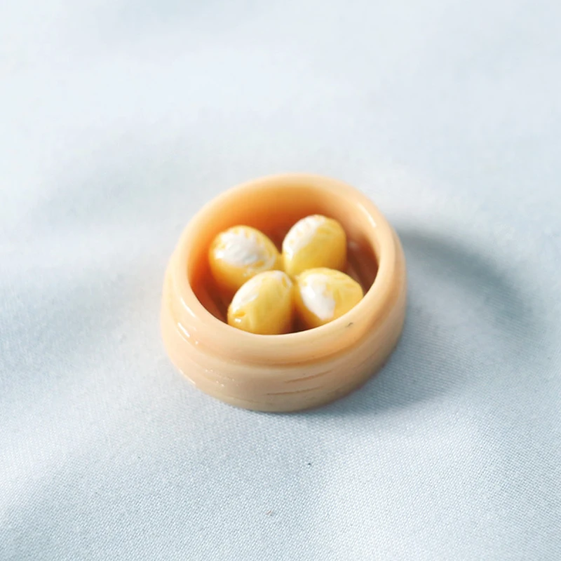 5pcs 1:12 Scale Miniature Dollhouse Chinese Dim Sum Food for Decor Toys[S15][S15]