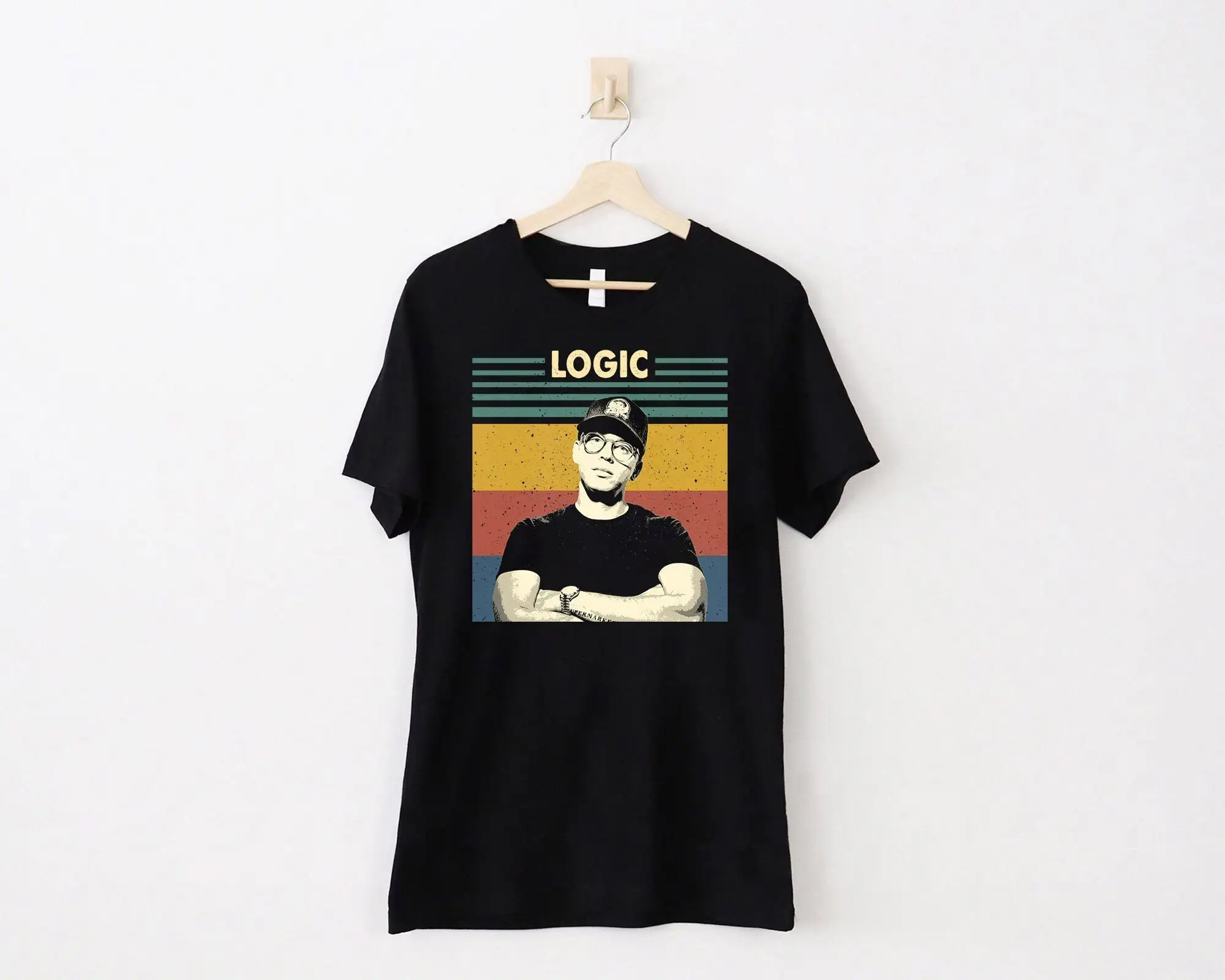 Logic Vintage T Shirt Music GifT For Friends And Family