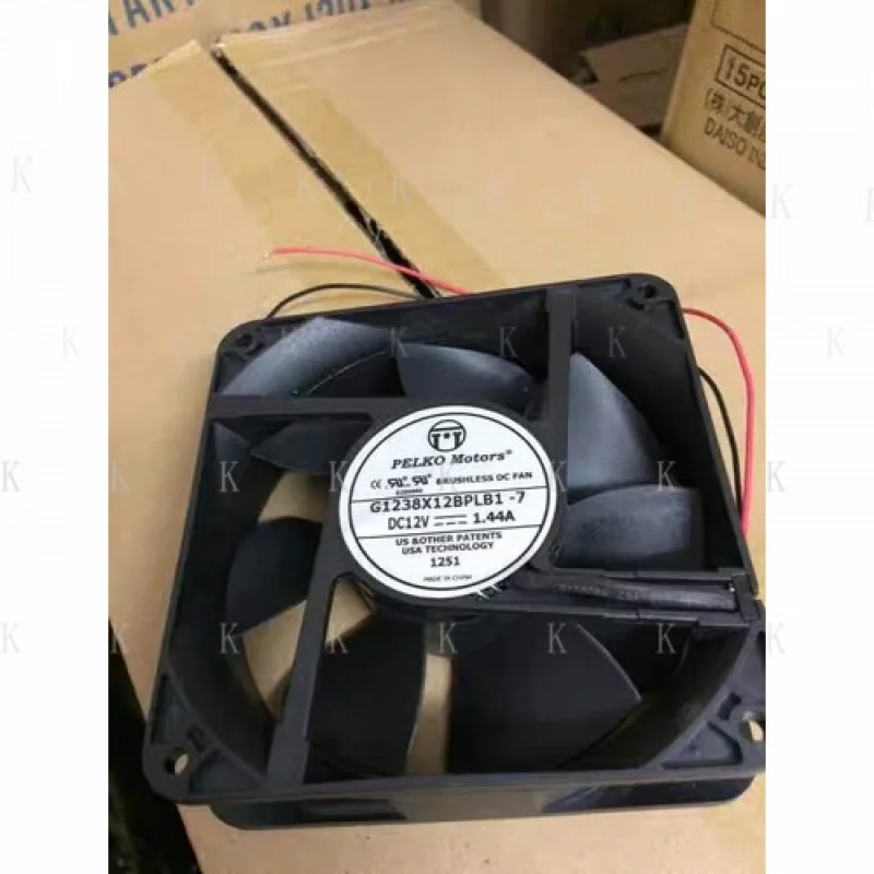 

C 1PCS G1238X12BPLB1-7 12038 DC12V 1.44A 2-Wire Inverter Cooling Fan