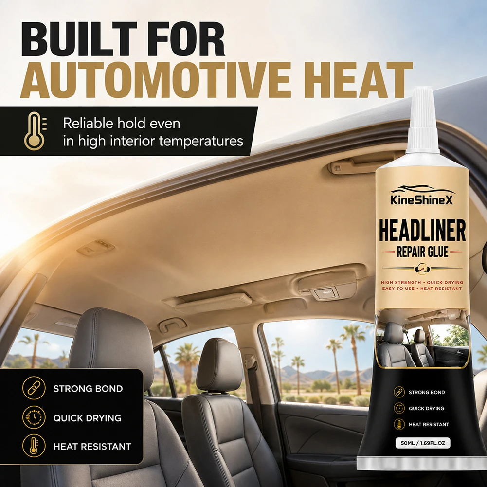 Car Headliner Repair Glue,Roof Velvet Interior Peeling And Warping Renovation Special Adhesive,Car Interior Restoration Repply view 3