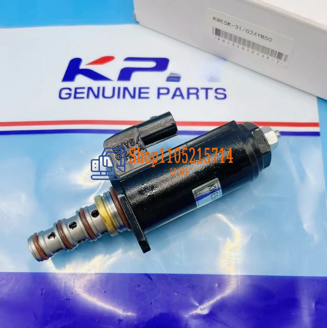 Hydraulic Pump Brake Solenoid Valve YN35V00051F1 KWE5K-31 G24YB50 for Kobelco SK-8 SK230-8 SK235-8 SK250-8 SK350-8 Excavator