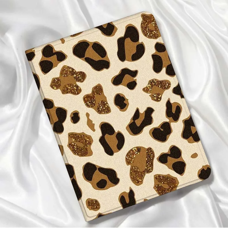 

Brown pink leopard print For Samsung Galaxy Tab S7 S8 S9 S10 11 12.4 13.1 FE Plus Lite Inch Cover Tablet Case