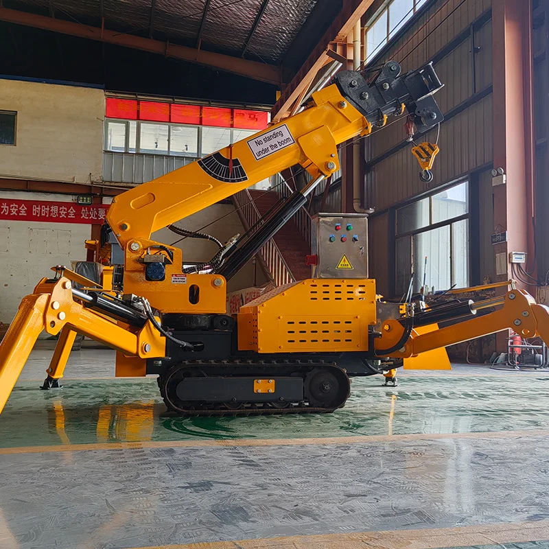 Factory supply mini crane spider 5 ton mini spider crane from China