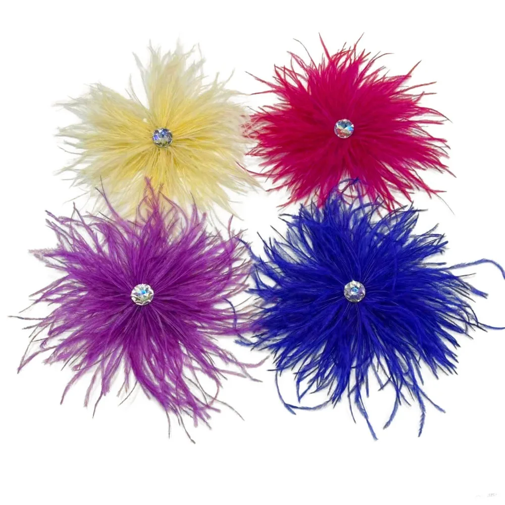 

Винтажные броши с перьями для женщин, булавки для лацканов со стразами, значок для выступления на сцене, значок для платья, аксессуары, ювелирные изделия, подарки