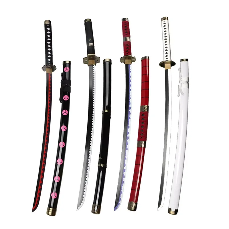 41 "Hand Made Roronoa Zoro Katana Anime Cosplay Zwaard Bamboe Hout Yubashiri Zwaard Kitetsu Wado Ichimonji Voor Collector
