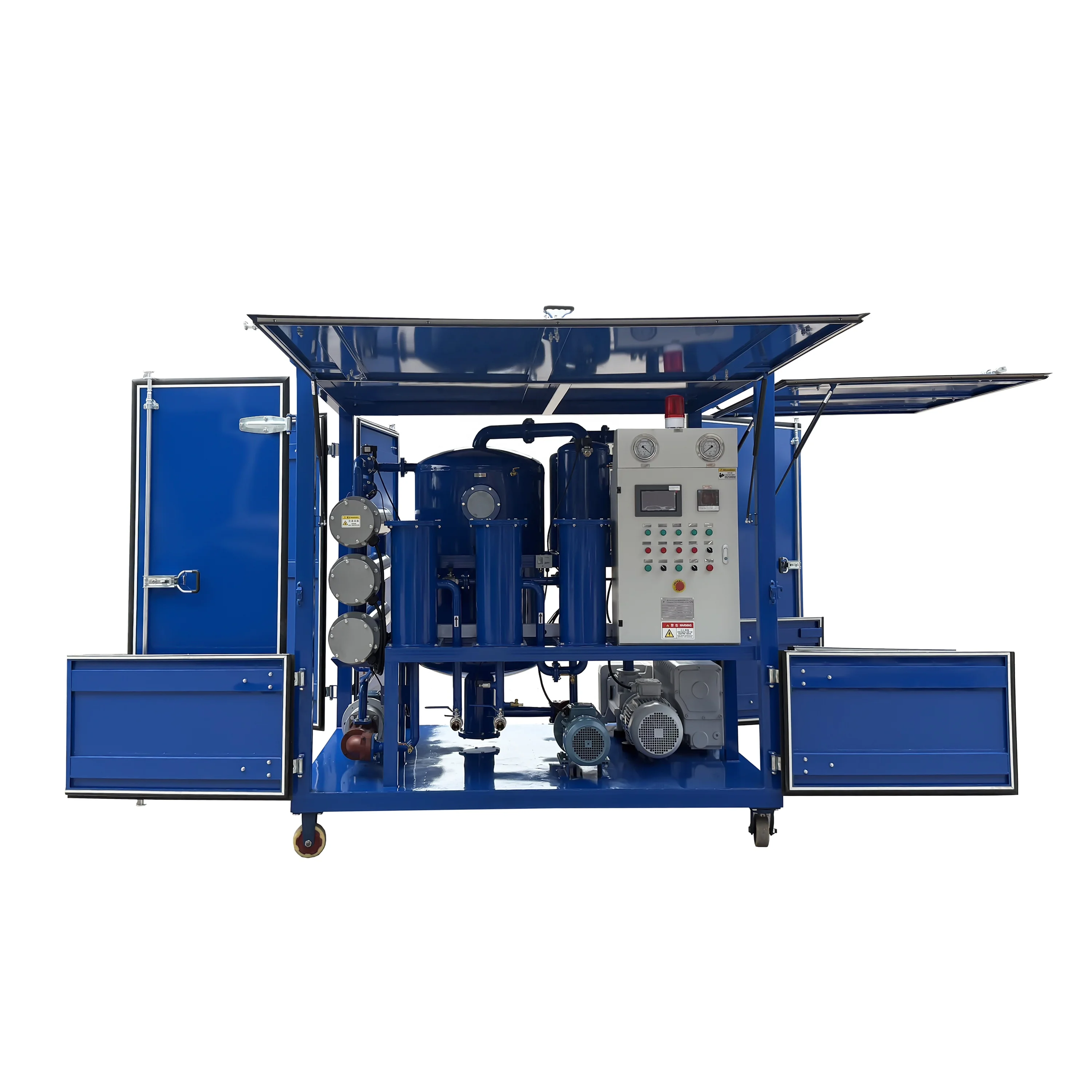 Neuer vollautomatischer zweistufiger Vakuumtransformator, Öl- und Wasserabscheider, 6000 l/h Durchfluss, 0,4 MPa Druck, ISO/CE-zertifiziert, 2 Jahre