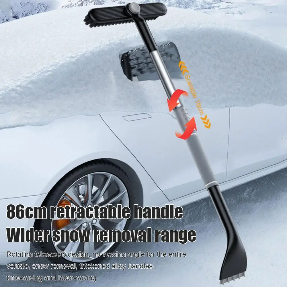 Car Snow Shovel Windshield Window Snow Cleaning Scraping Brush Shovel Tool Winter Car Accessories