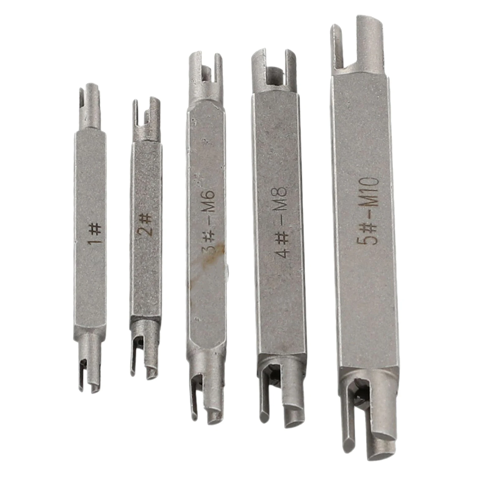 

Hex Tap Extractor Hex Double Head Screw Tap Double-ended Alloy Steel Five Sizes High-quality Materials Manual Measurement