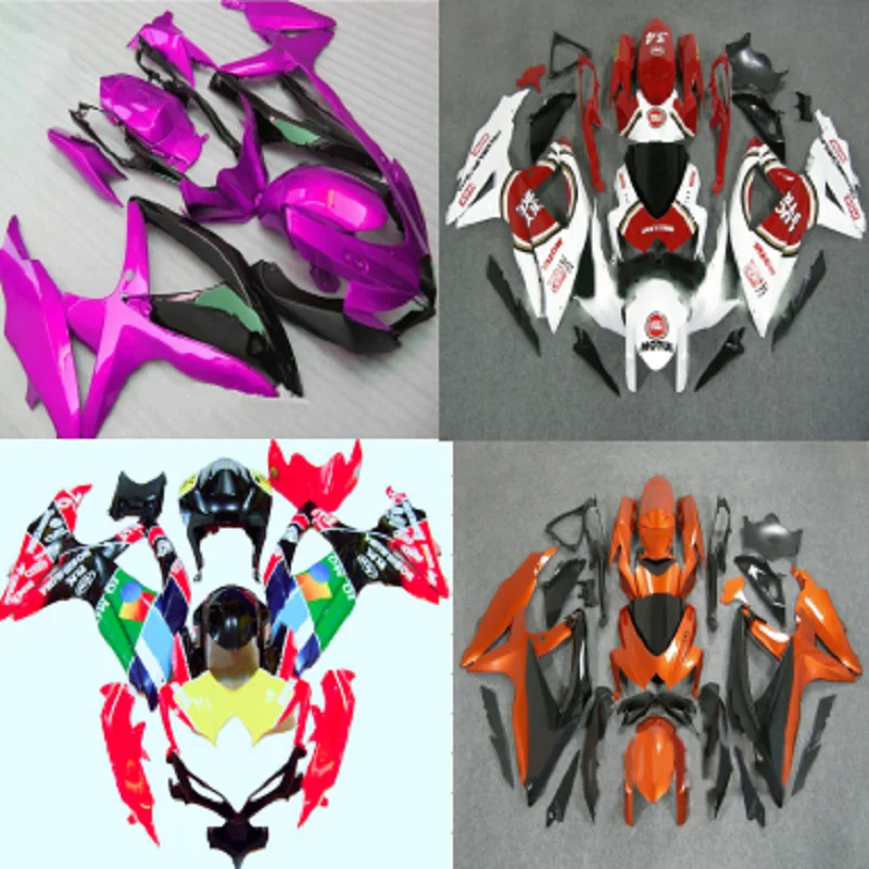 factory custom plastic shell for Suzuki gsxr600 fairing 2008 2009 2010 gsxr750 motorcycle gsxr 600 750 K8 K9 08 09 Kits Color