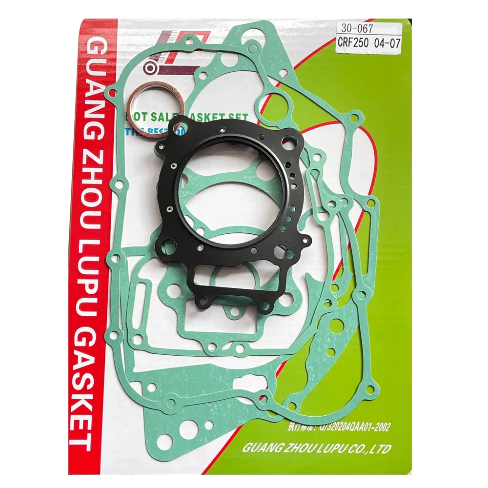 

Motorcycle Engine Cylinder Head Gasket Crankcase Clutch Cover Gasket Kit For Honda CRF250R 2004-2009 CRF250X 2004-2017