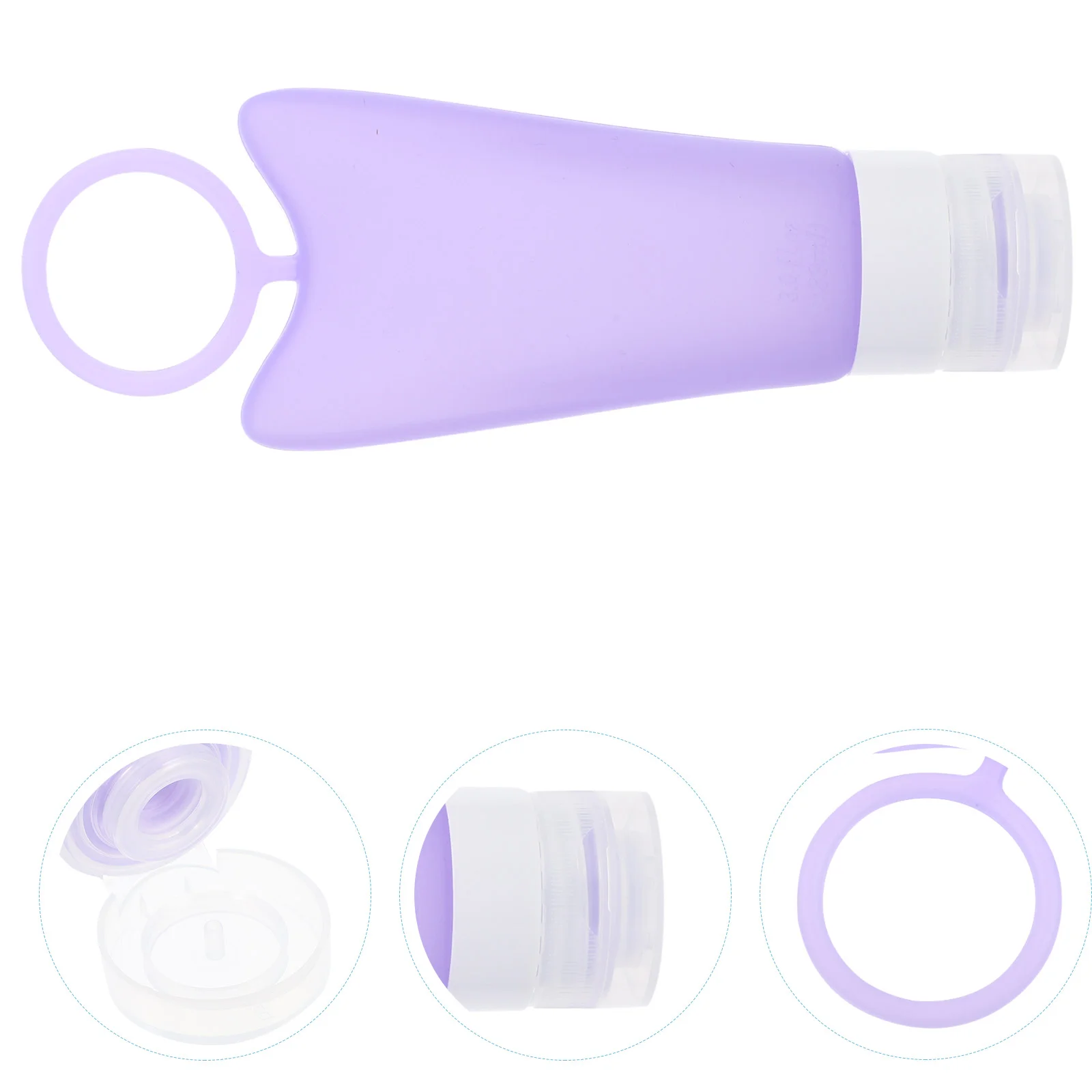 

Silica Gel Bottle Refillable Bottles Subpackaging Emulsion Travel Shampoo and Conditioner Filling